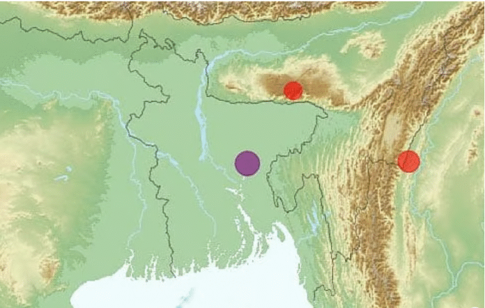 রাজধানীতে আবার ভূমিকম্প অনুভূত, উৎপত্তিস্থল নরসিংদী