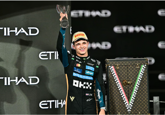 ফর্মুলা ওয়ানে নতুন বিশ্ব চ্যাম্পিয়ন লান্ডো নরিস
